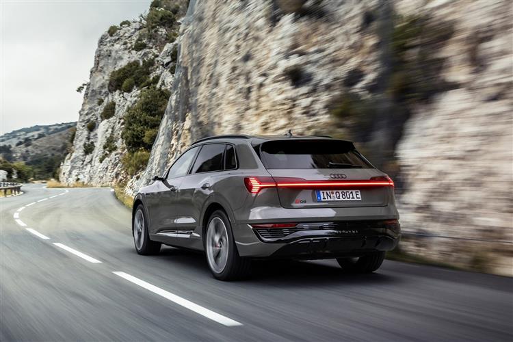 AUDI Q8 E-TRON ESTATE 300kW 55 Quattro 114kWh Black Ed 5dr Auto [Tech ...